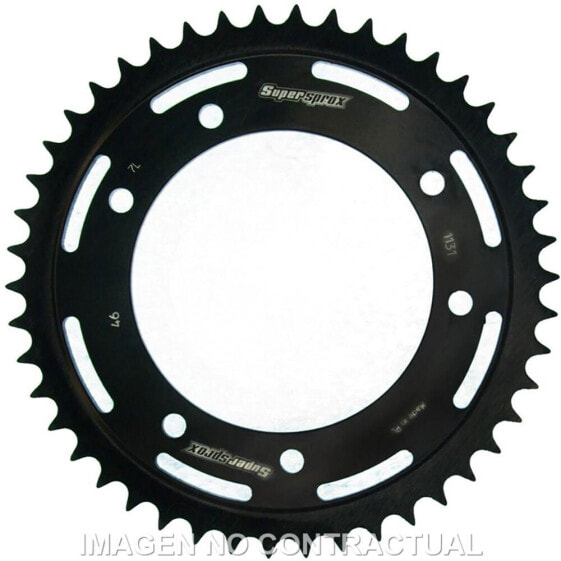 SUPERSPROX Steel Derbi Yamaha 420x46 RFE1131X46BLK rear sprocket