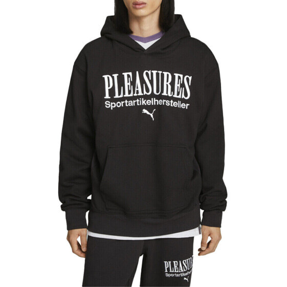 Puma X Pleasures Graphic Long Sleeve Hoodie Mens Size M Casual Outerwear 620879