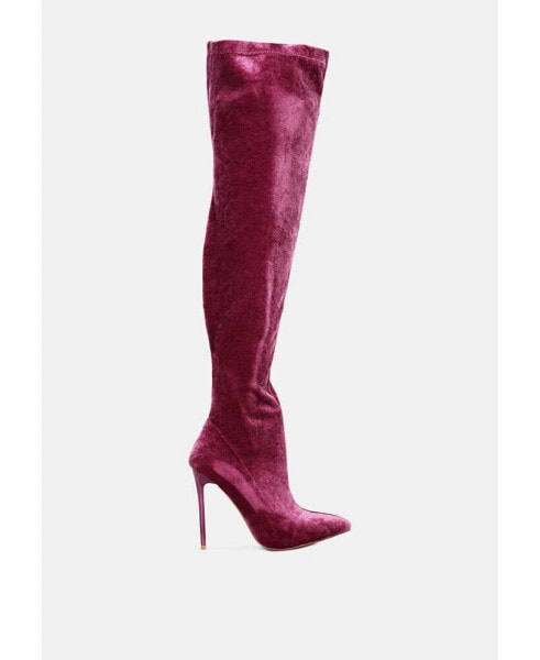 mad miss stiletto calf boots