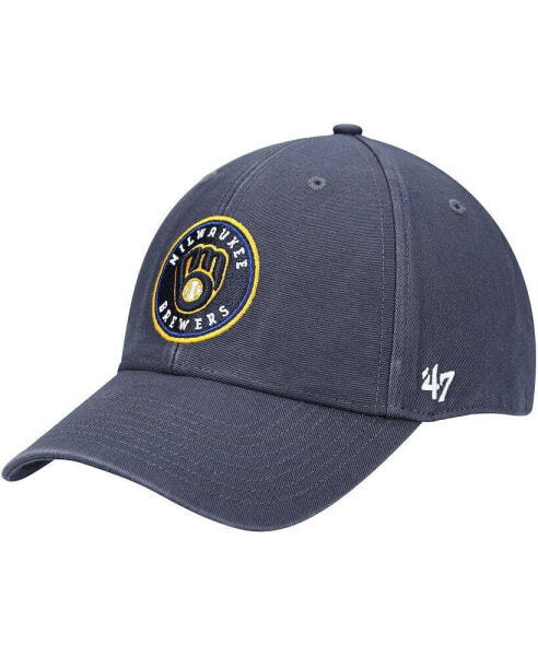 Бейсболка настраиваемая '47 Brand Milwaukee Brewers вино-синяя для мужчин