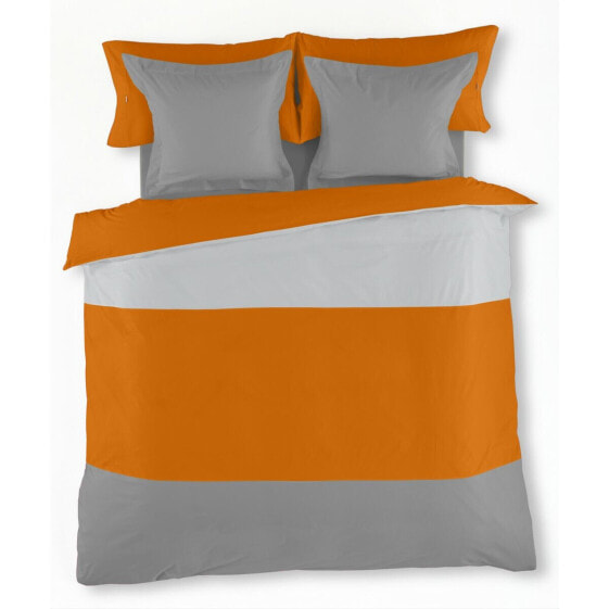 Комплект чехлов для одеяла Alexandra House Living Жемчужно-серый Охра 105 кровать 3 Предметы