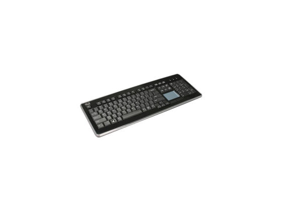 Adesso AKB-440UB SlimTouch USB Full size Touchpad keyboard (glazing black color)