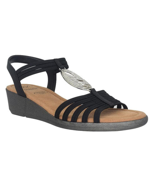 Women's Ralana Ornamented Stretch Wedge Sandals