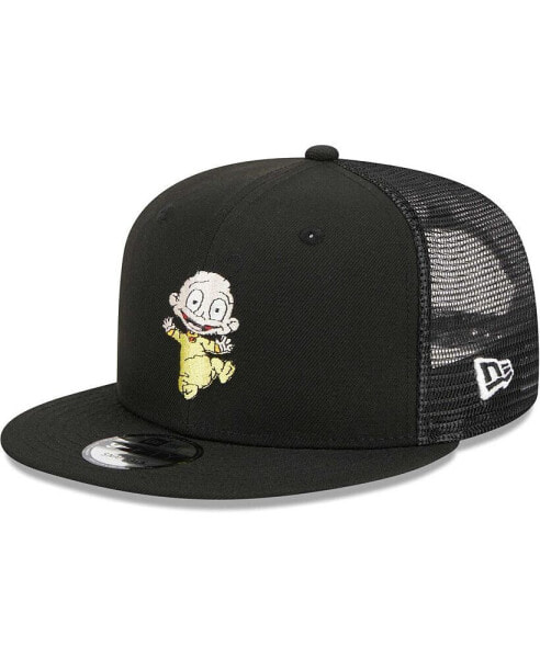 Men's Black Rugrats Dil Trucker 9FIFTY Snapback Hat