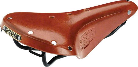 Brooks B17 Standard Saddle - Steel, Honey, Men's