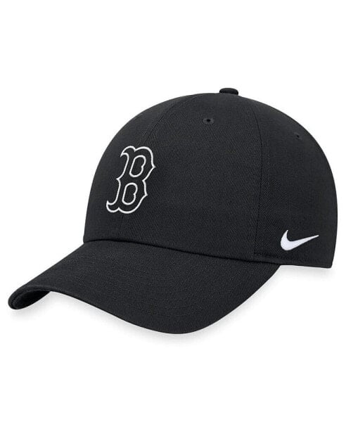 Men's Black Boston Red Sox Club Adjustable Hat