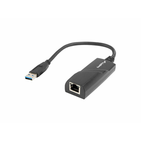 Адаптер USB-к Ethernet Lanberg NC-1000-01 черный