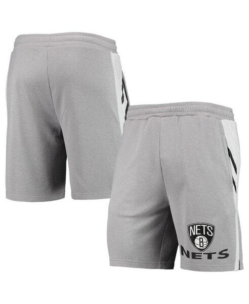 Men's Gray Brooklyn Nets Stature Shorts