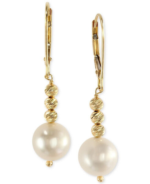 EFFY® Cultured Freshwater Pearl Drop Earrings in 14k Gold (8-1/2mm)
