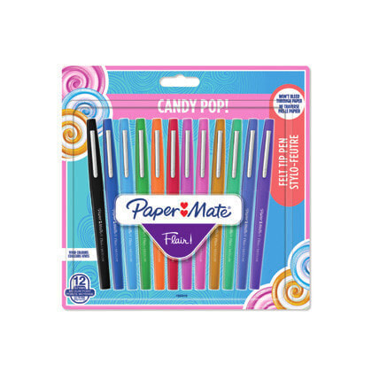 Paper Mate Flair Candy Pop - Capped gel pen - Multicolour - Multicolour - Plastic - Medium - Round