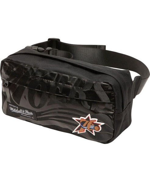 Women's Black Philadelphia 76ers Hardwood Classics Fanny Pack