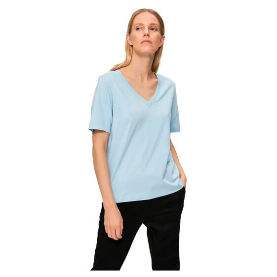 SELECTED Standard short sleeve v neck T-shirt