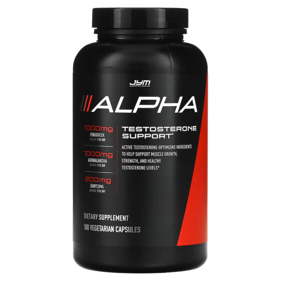 Alpha, Testosterone Support, 180 Vegetarian Capsules