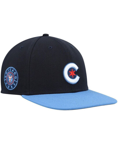 Men's '47 Navy Chicago Cubs City Connect Captain Snapback Hat