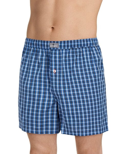 Men's Relaxed-Fit Cotton Boxers