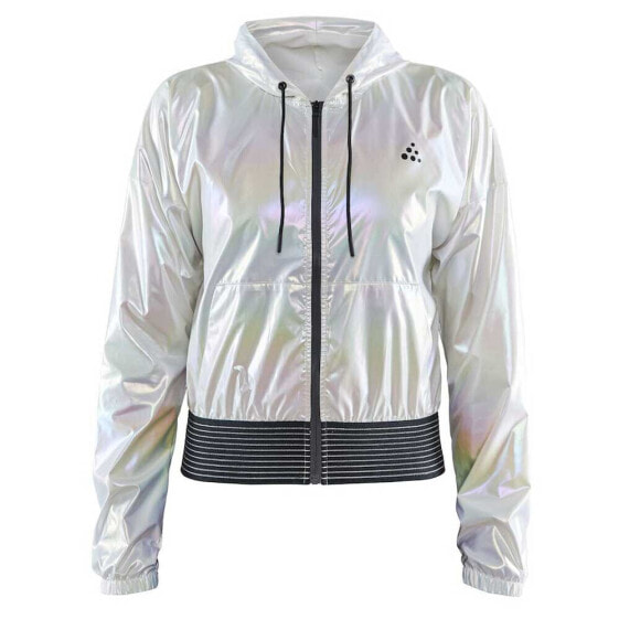 CRAFT UNTMD Shiny full zip sweatshirt