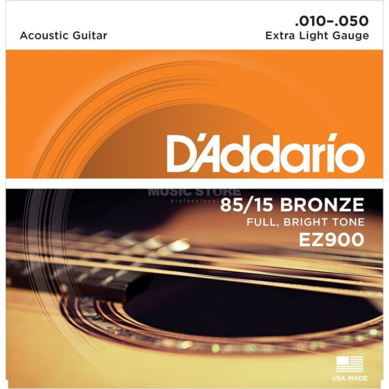 D'Addario A-Guit.Strings EZ900 10-50 85/15 Bronze