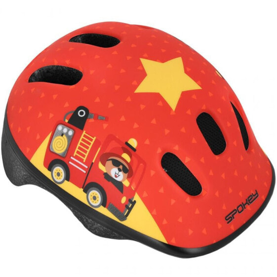 Шлем защитный детский Spokey Fun красный M 941014
