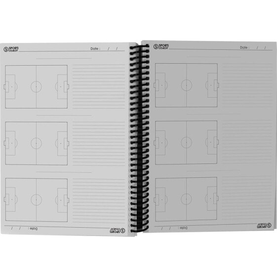 SPORTI FRANCE A4 Football Spiral Notebook