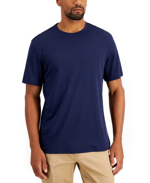 Men's Solid Supima Blend Crewneck T-Shirt, Created for Macy's