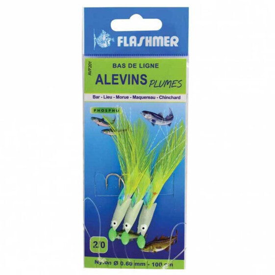 FLASHMER Alevins Plumes Feather Rig