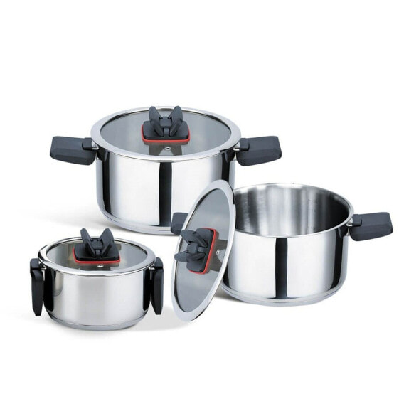 Набор посуды Feel-Maestro запеканки MR-3531-6 Чёрная сталь 6 предметов