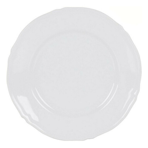 Плоская тарелка Feuille Фарфор Белый (Ø 32 cm)