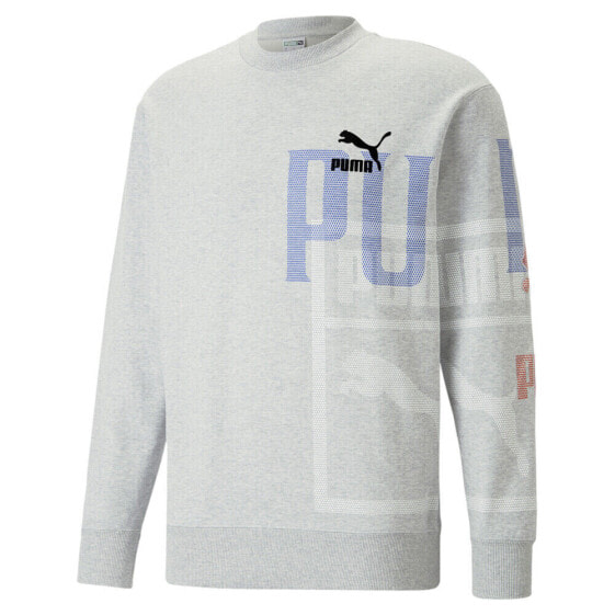 Puma Classics Gen. Crew Neck Sweatshirt Mens Grey 53818504