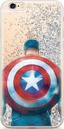 ERT ETUI PŁYNNY BROKAT MARVEL KAPITAN AMERYKA 002 IPHONE 7 PLUS / 8 PLUS standard