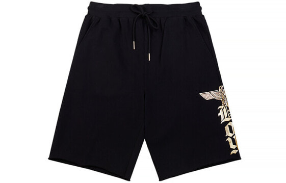 Boy London 黑金老鹰logo印花休闲情侣宽松短裤 男女同款 黑色 / Шорты Boy London Casual Shorts B202NET07602