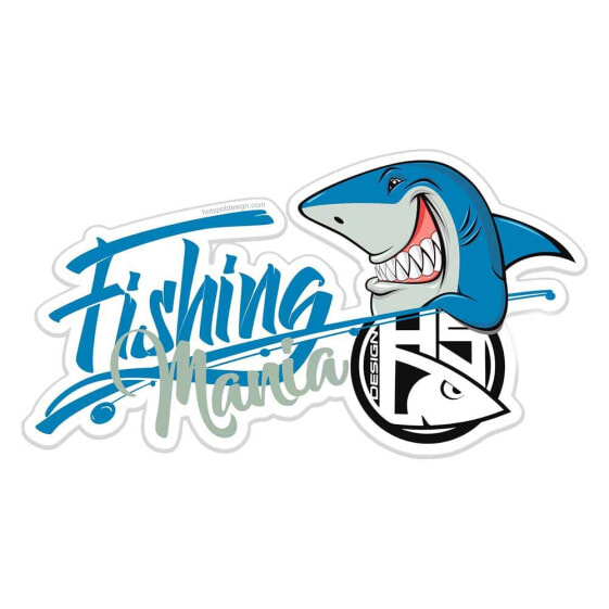 HOTSPOT DESIGN Fishing Mania sticker