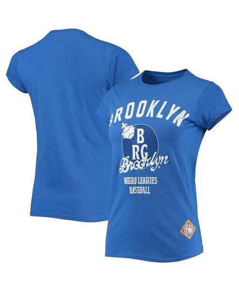 Футболка женская Stitches Women's Royal Brooklyn Royal Giants Negro League - Тишит.