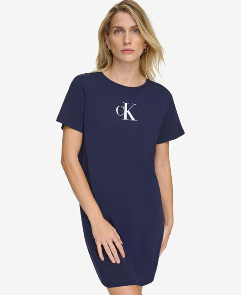 Women's Logo T-Shirt Dress Swim Cover-Up