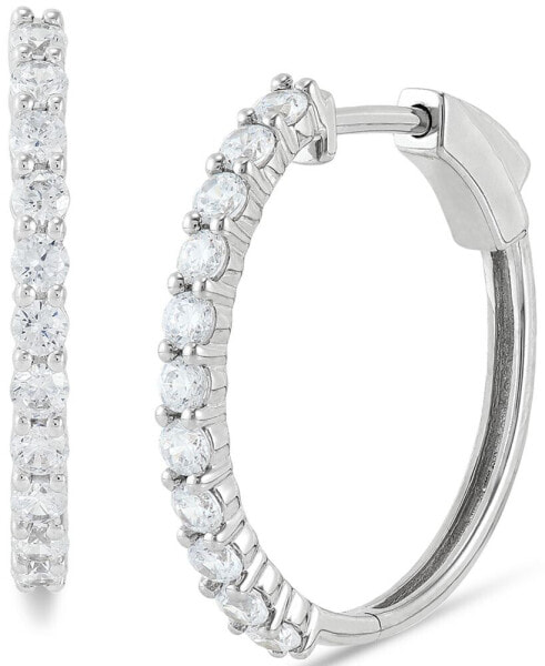 Серьги Grown With Love Diamond Hoops