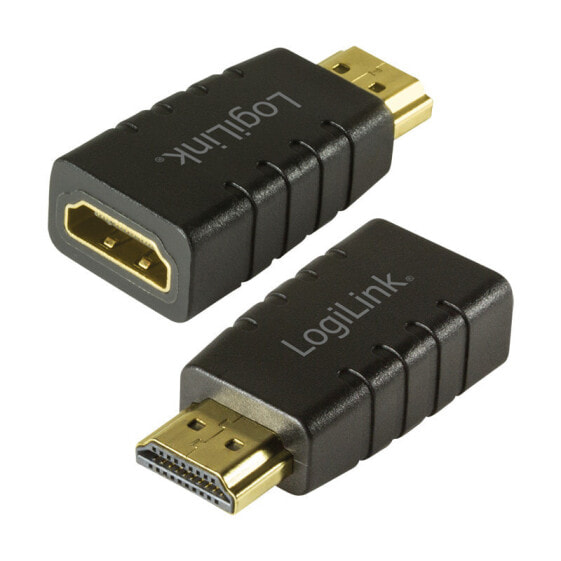 LogiLink HD0105, HDMI, HDMI, Black