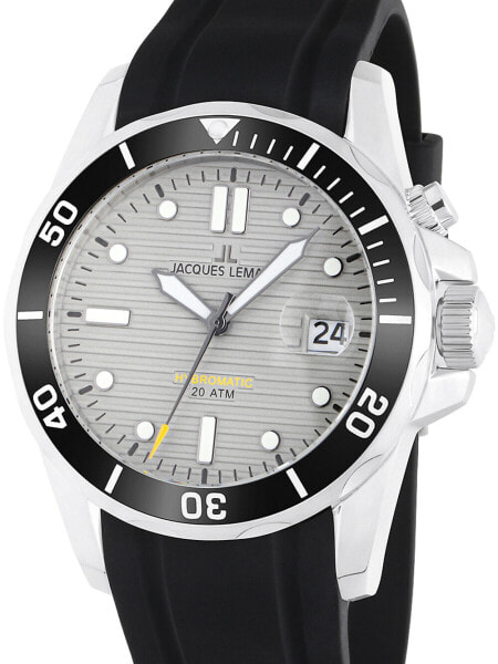 Jacques Lemans 1-2170B Hybromatic Diver Mens Watch 41mm 20ATM