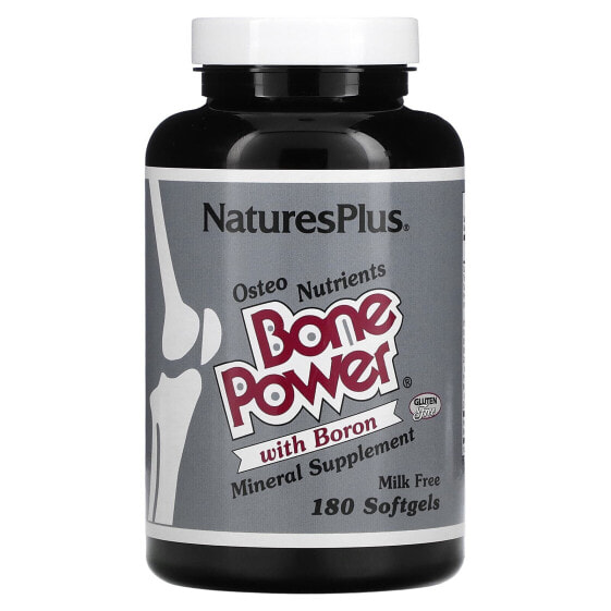 Витаминный комплекс NaturesPlus Bone Power с бором, 180 капсул