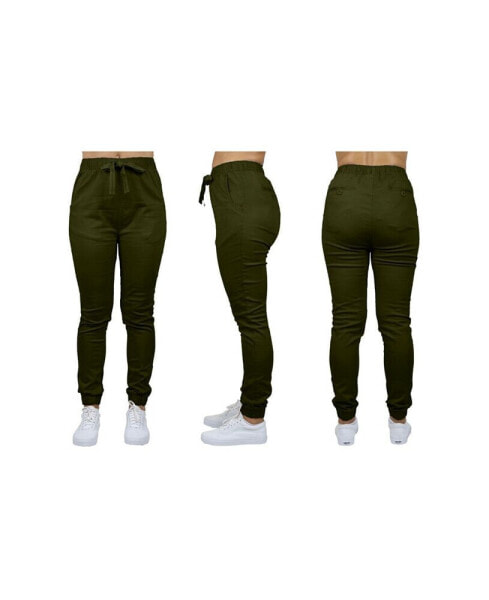 Women's Basic Stretch Twill Joggers