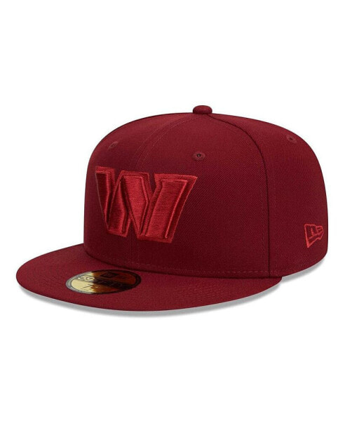 Men's Cardinal Washington Commanders Color Pack 59FIFTY Fitted Hat