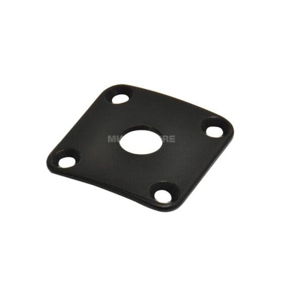 Göldo JLP0B 4-Hole Curved Jack Plate for Les Paul (Black)