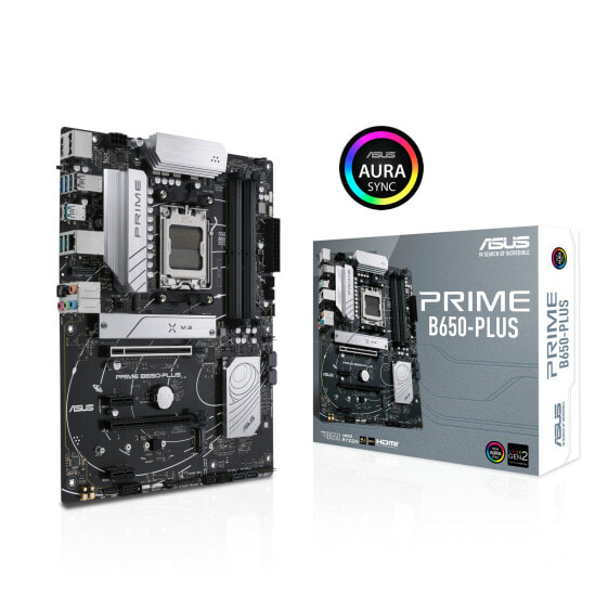 ASUS PRIME B650-PLUS-CSM - AMD - Socket AM5 - AMD Ryzen 7 7th Gen - AMD Ryzen 9 7th Gen - DDR5-SDRAM - 128 GB - DIMM