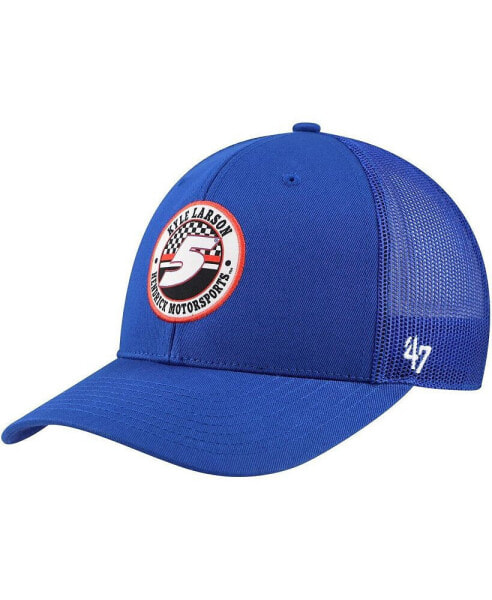 Men's Royal Kyle Larson Oversteer Trucker Adjustable Hat