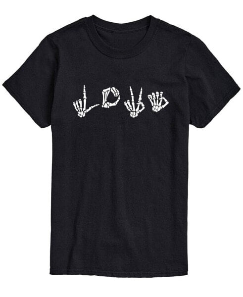 Men's Love Skeleton Hands Classic Fit T-shirt
