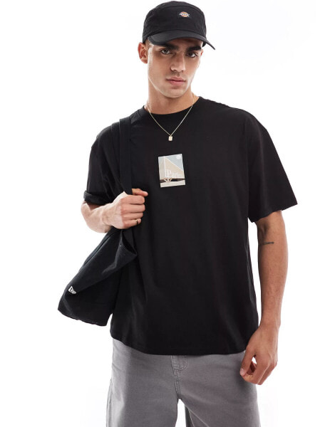 Parlez colfax logo t-shirt in black