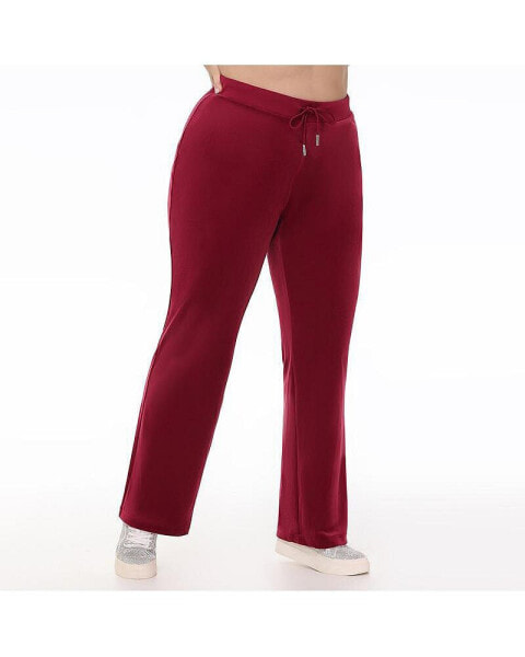 Plus Size OG Big Bling Velour Track Pants