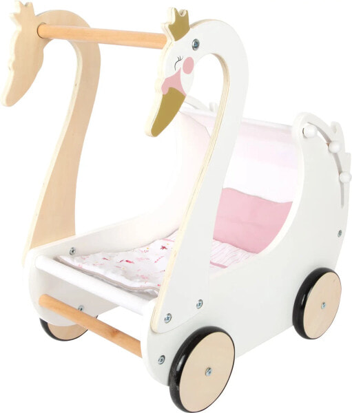 Детский велосипед Small Foot Puppenwagen Schwan