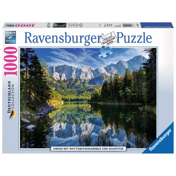 Пазл взрослый Ravensburger Deutschland Collection - Eibsee Mit Wettersteingebirge 1000 элементов