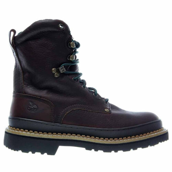 Georgia Boots Giant 8 Inch Electrical Steel Toe Work Mens Burgundy Work Safety