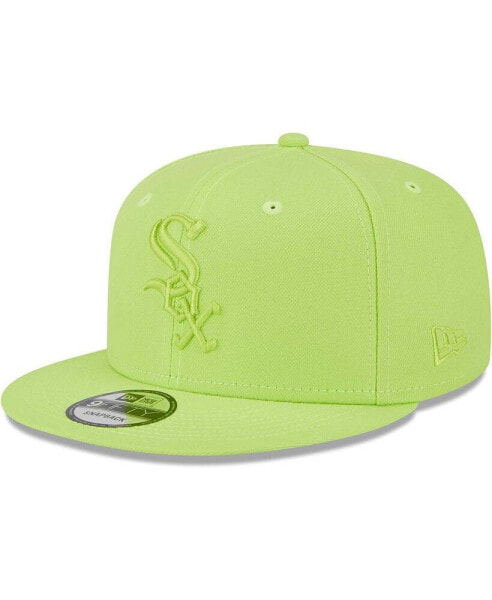 Men's Neon Green Chicago White Sox Spring Color Basic 9FIFTY Snapback Hat