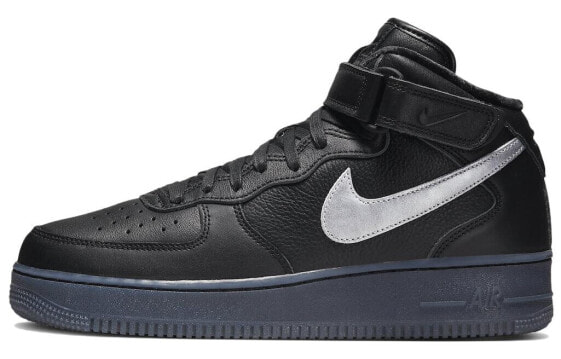 Nike Air Force 1 Mid PRM "Black Metallic" DX3061-001 Sneakers